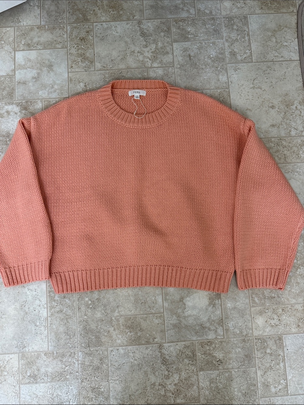 PRIMARK Coral Crewneck Knit Sweater